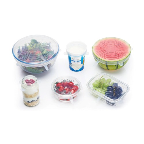 KitchenCraft Silicone Stretchable Lids Set of 6 thumbnail 2