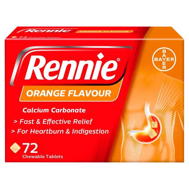 Rennie Orange Chewable Tablets thumbnail 2
