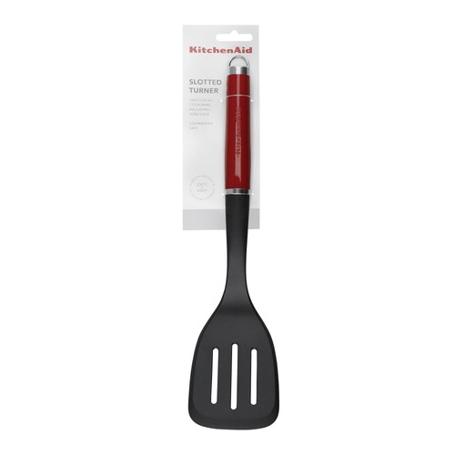 KitchenAid Non-Stick Slotted Turner, Red thumbnail 3