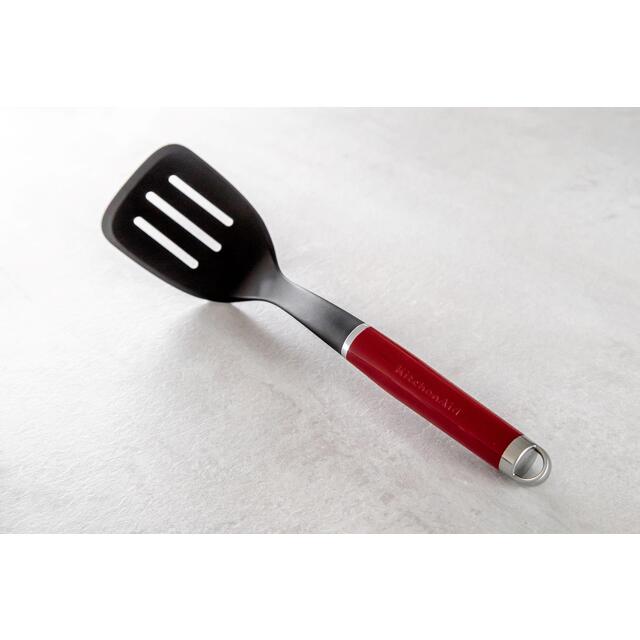 KitchenAid Non-Stick Slotted Turner, Red thumbnail 4