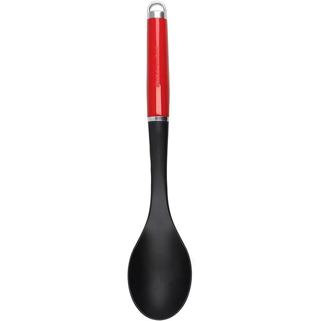 KitchenAid Non-Stick Basting Spoon, Red, thumbnail 2