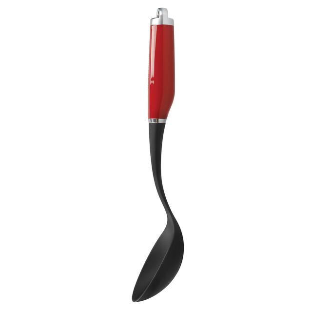 KitchenAid Non-Stick Slotted Spoon, Red thumbnail 2