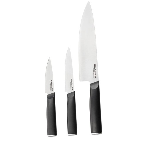 KitchenAid Classic 3-Piece Cooking Knife Set, Sharp Japanese 420J2 Steel thumbnail 2