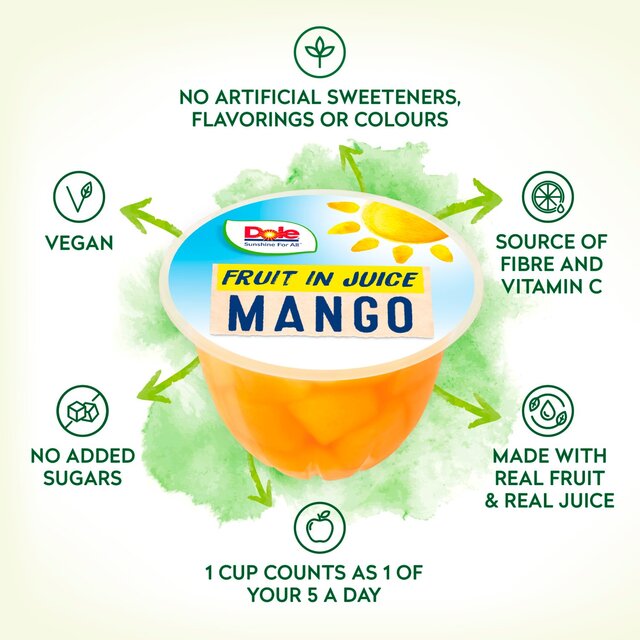 Dole Diced Mango in Juice Multipack thumbnail 4