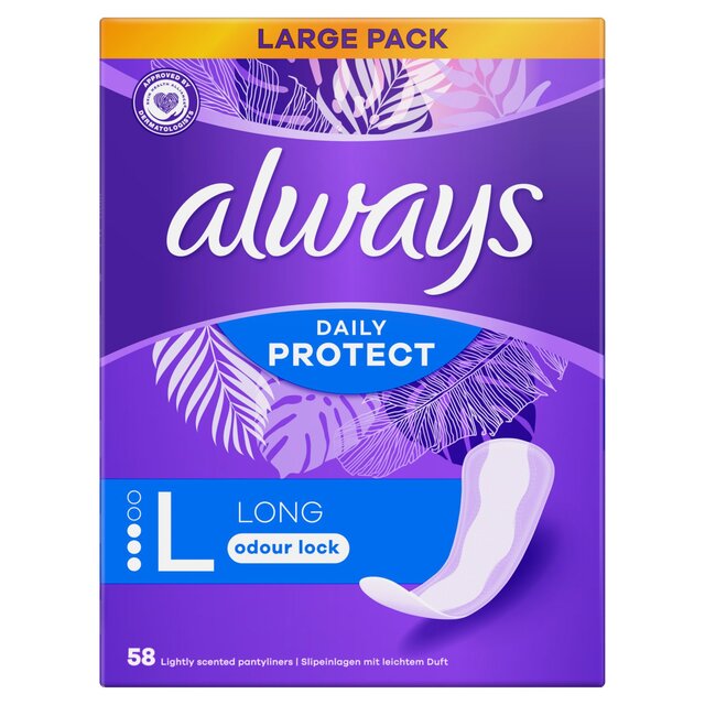 Always Dailies Extra Protect Panty Liners Large