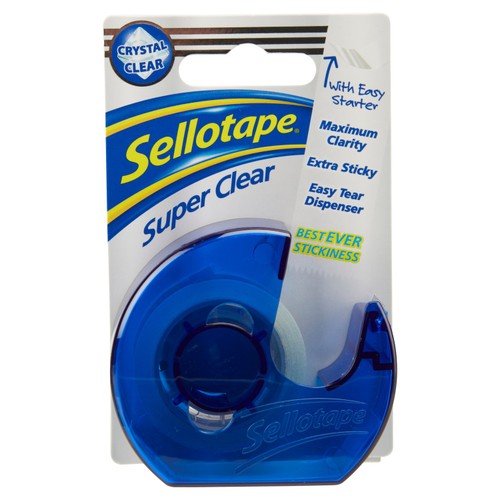 Sellotape Super Clear Dispenser 18mm thumbnail 3