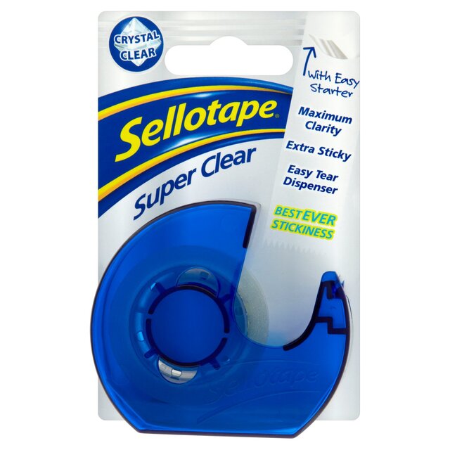 Sellotape Super Clear Dispenser 18mm