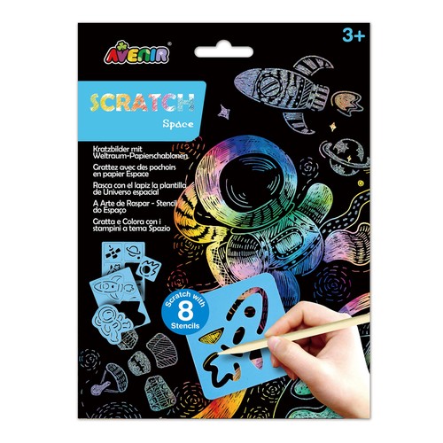 Avenir Scratch With Stencils Space
