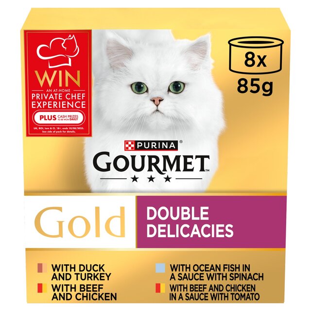 Gourmet Gold Double Delicacies Wet Cat Food