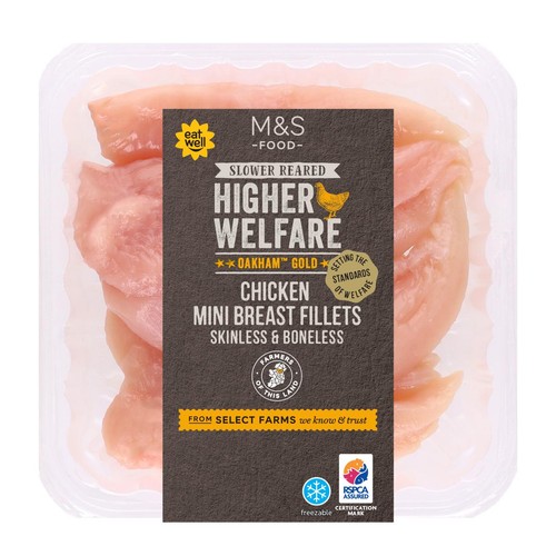 M&S Oakham Gold Mini Chicken Breast Fillets