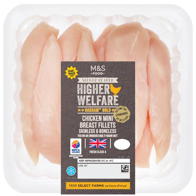 M&S Oakham Gold Mini Chicken Breast Fillets