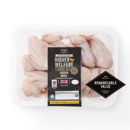 M&S Oakham Gold Chicken Wings