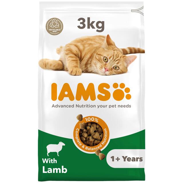 IAMS Adult Dry Cat Food Lamb