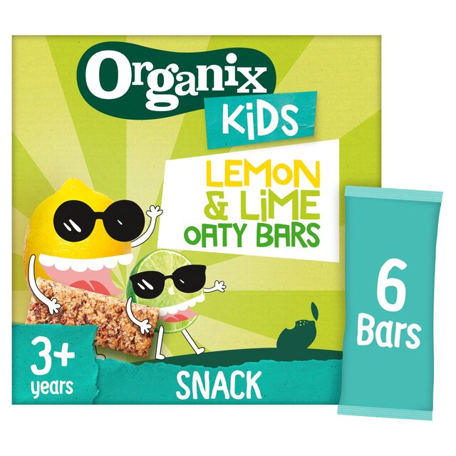 Organix KIDS Lemon & Lime Oaty Bars Snacks Kids Snacks Multipack 3 years+