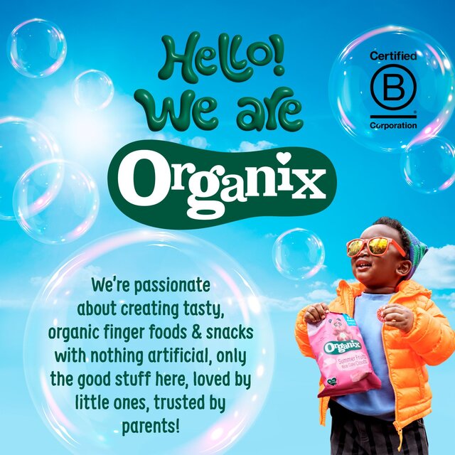 Organix Strawberry Weaning Wands Organic Baby Puffs 6 months+ thumbnail 5