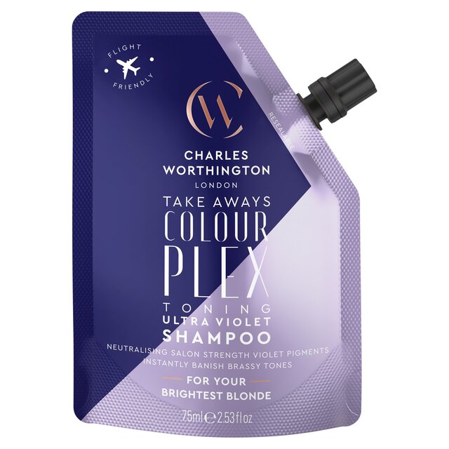 Charles Worthington Colourplex Toning Ultra Violet Shampoo Takeaway thumbnail 3
