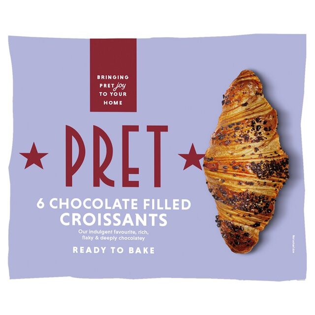 Pret 6 Chocolate Frozen Croissants