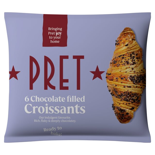 Pret 6 Chocolate Frozen Croissants thumbnail 2