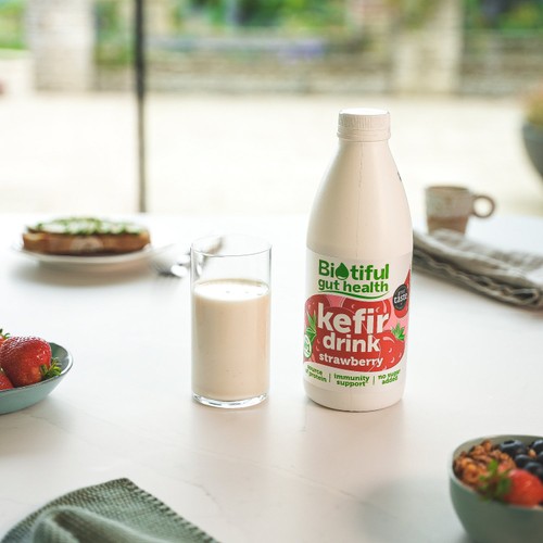 Biotiful Kefir Drink Strawberry thumbnail 5