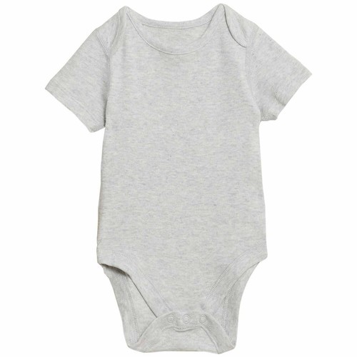 M&S 7pk Lion Bodysuits, 0-3 M, Grey Mix thumbnail 7