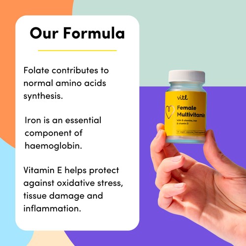 Vitl Female Multivitamin Capsules thumbnail 5