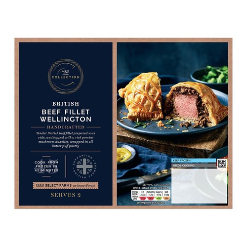 M&S British Beef Fillet Wellington Frozen thumbnail 3