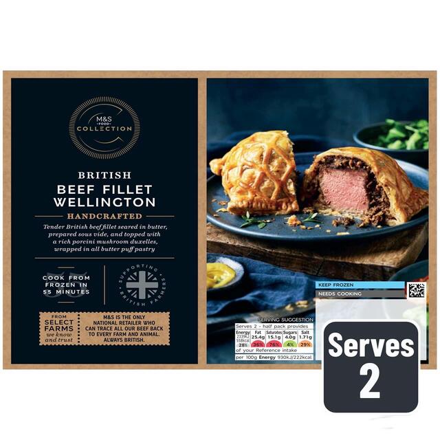 M&S British Beef Fillet Wellington Frozen