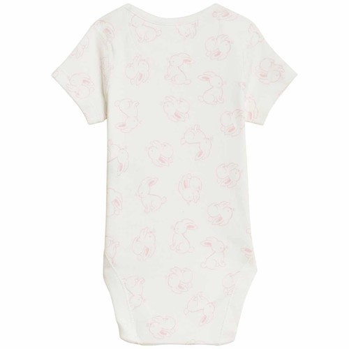 M&S 7P Bodysuits, NB, Pink Mix thumbnail 4