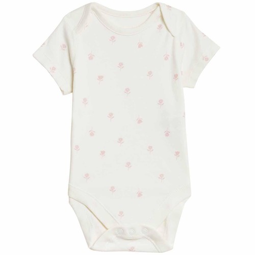 M&S 7P Bodysuits, NB, Pink Mix thumbnail 6