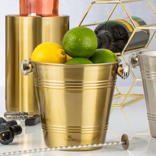 Viners Barware Gold Single Wall Ice Bucket thumbnail 3