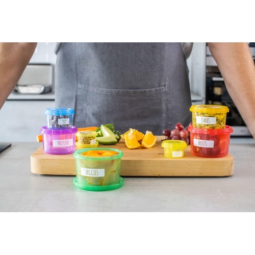 KitchenCraft Stacking Portion Control Storage Pots thumbnail 4