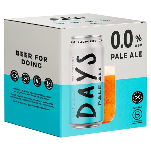 Days 0.0% Alcohol Free Pale Ale Cans