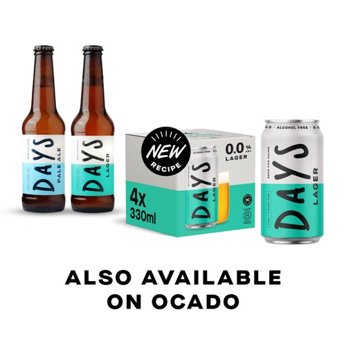 Days 0.0% Alcohol Free Beer Pale Ale Cans thumbnail 2