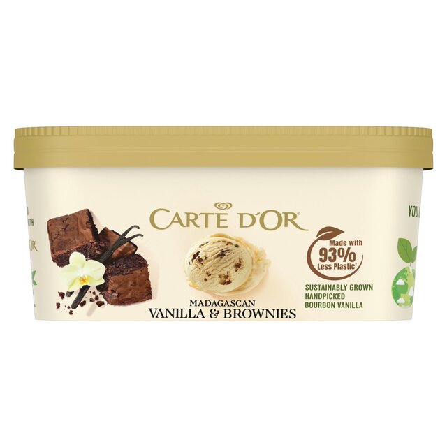 Carte D'Or Vanilla & Brownies Ice Cream Dessert Tub thumbnail 2