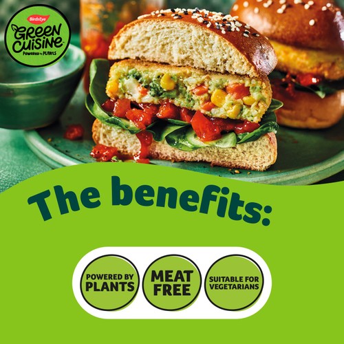 Birds Eye Green Cuisine 4 Veggie Quarter Pounders thumbnail 3