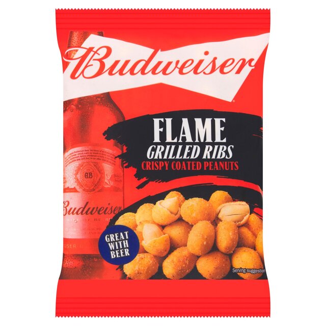 Budweiser Flame Grilled Rib Crispy Coated Peanuts