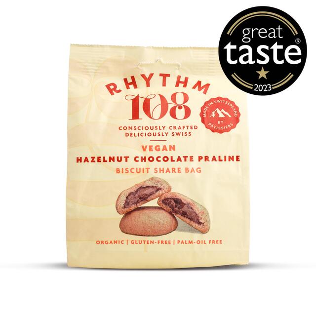 Rhythm 108 Swiss Vegan Hazelnut Chocolate Praline Biscuit Share Bag thumbnail 2