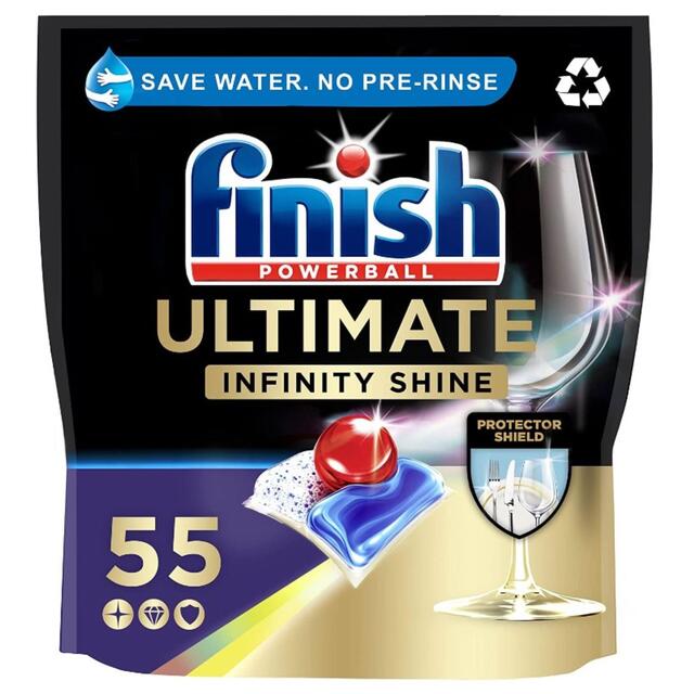 Finish Ultimate Infinity Shine Dishwasher Tablets
