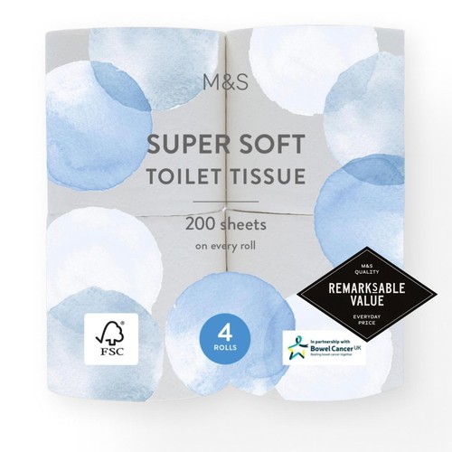M&S Soft Toilet Tissue