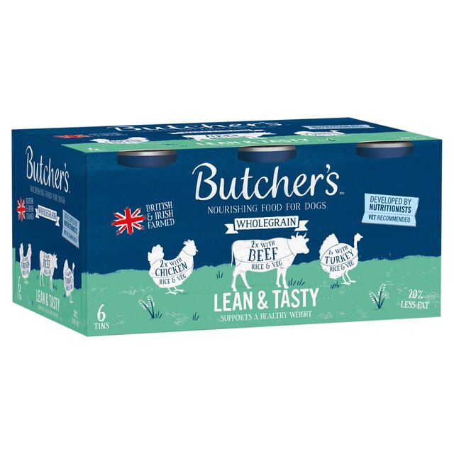 Butcher's Lean & Tasty Low Fat Dog Food Tins