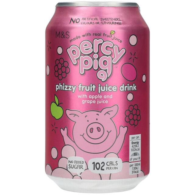 M&S Percy Pig Phizzy Fruit Juice Drink thumbnail 2