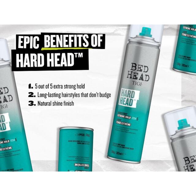 Bed Head by TIGI Hard Head Hairspray for Extra Strong Hold thumbnail 4