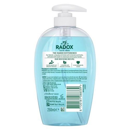Radox Anti Bac Replenishing Liquid Hand Wash  thumbnail 5