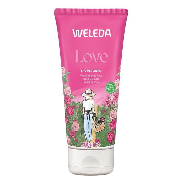 Weleda Rose Love Shower Cream Wash Certified Natural