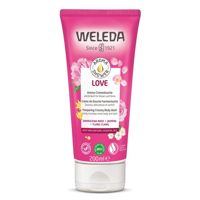 Weleda Rose Love Shower Cream Wash Certified Natural thumbnail 5