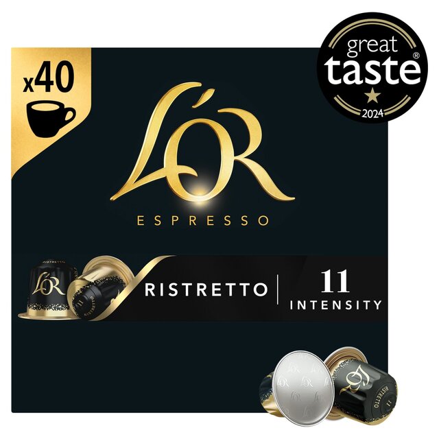 L'OR Ristretto Coffee Pods x40 Intensity 11 thumbnail 2