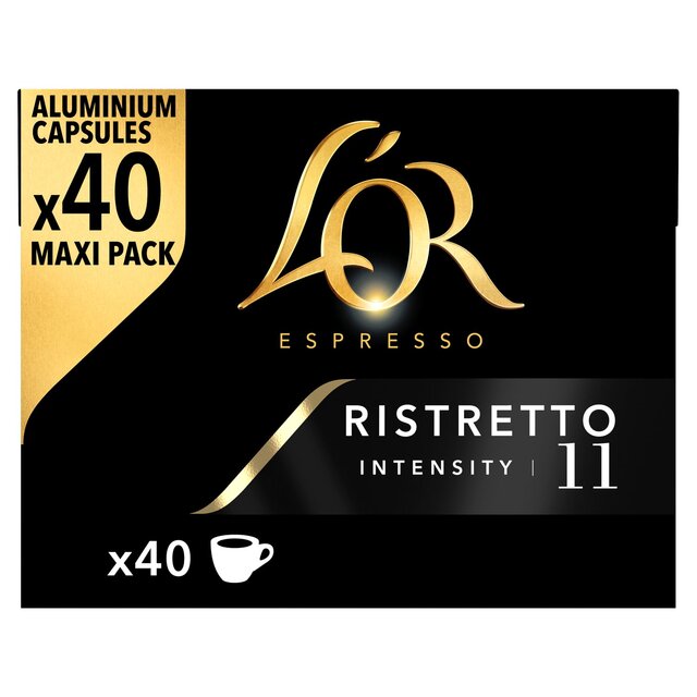 L'OR Ristretto Coffee Pods x40 Intensity 11 thumbnail 3