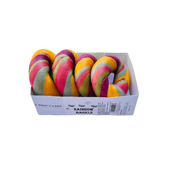 Cohens Bakery Natural Rainbow Bagels
