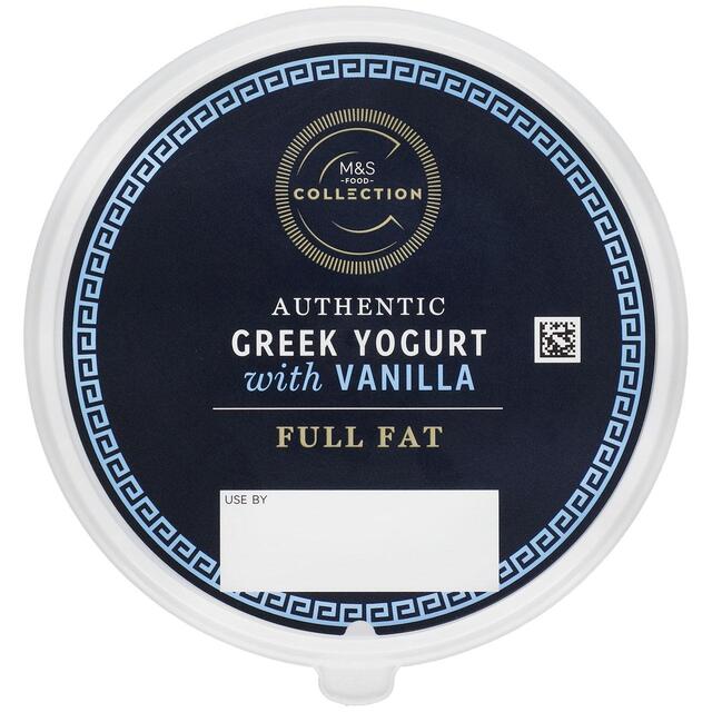 M&S Authentic Greek Yogurt with Vanilla thumbnail 2