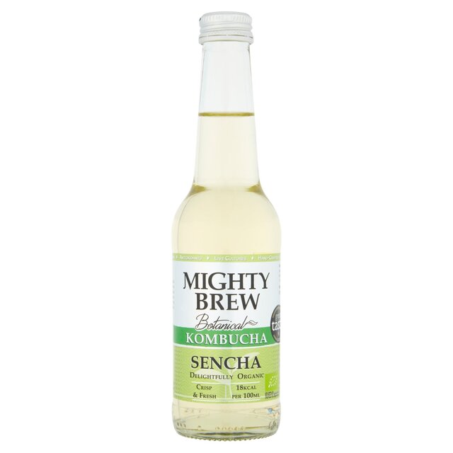 Mighty Brew Botanical Sencha Organic Kombucha